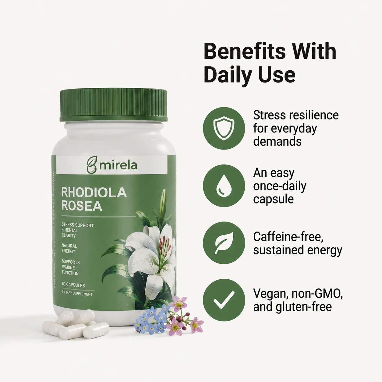 Mirela™ Rhodiola Rosea